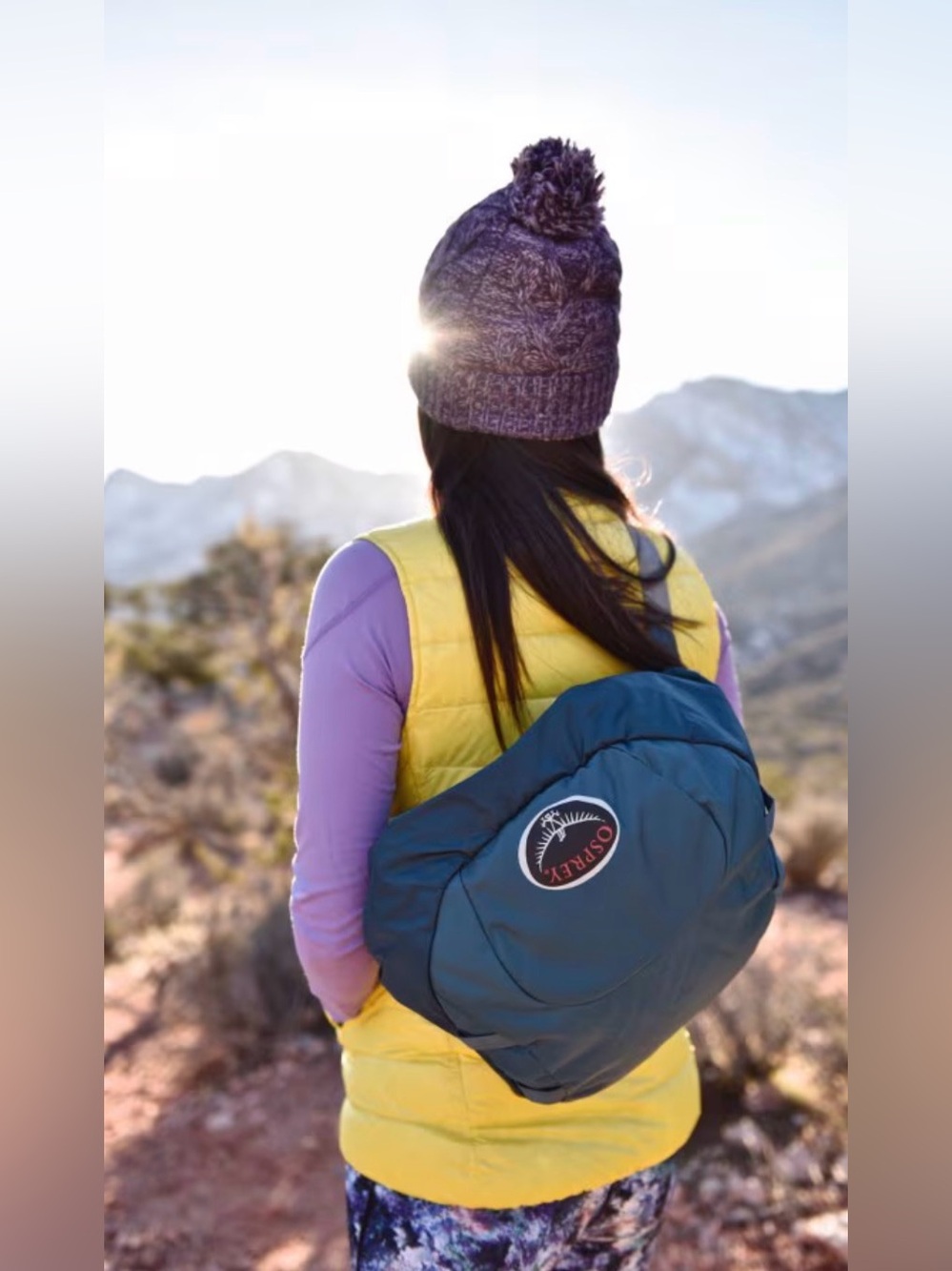 Osprey removable, oversized top lid / crossbody